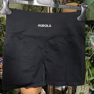 Aurola Women's Black Bike Shorts